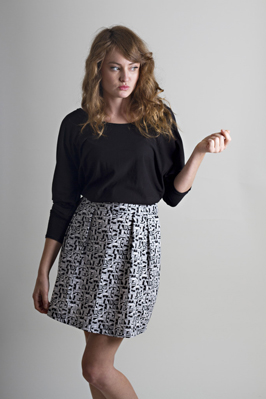 Dolman Sleeve Zip Top